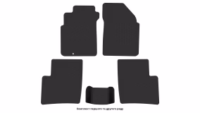 Interior mats for the Nissan Bluebird ARX (U13) 1991-1997 IX generation JP Sedan right-hand - Фото 3