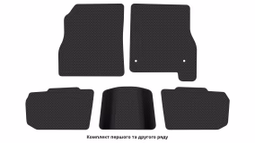 Interior mats for the Nissan Leaf (ZE0) 2010-2017 I generation JP Hatchback right-hand - Фото 2