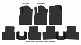 Interior mats for the Nissan Micra K13 2013-2016 IV generation EU Hatchback restyling - Фото 3