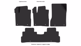 Interior mats for the Nissan Murano Z52 2019-… III generation US Crossover restyling - Фото 3