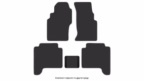 Interior mats for the Nissan Pathfinder R50 1996-2005 II generation EU Crossover - Фото 3