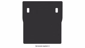 Interior mats for the Nissan Pathfinder R51 2004-2010 III generation EU Crossover pre-restyling 5-seater - Фото 4