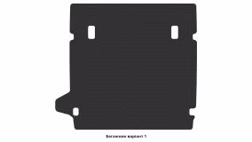 Interior mats for the Nissan Pathfinder R51 2004-2010 III generation EU Crossover pre-restyling 5-seater - Фото 5