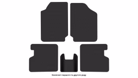 Interior mats for the Nissan Sunny B12 1985-1990 VI generation EU Hatchback - Фото 2