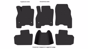 Interior mats for the Nissan Sylphy e-Power (B18) 2018-2026 IV generation CN Sedan Hybrid (HEV) - Фото 3
