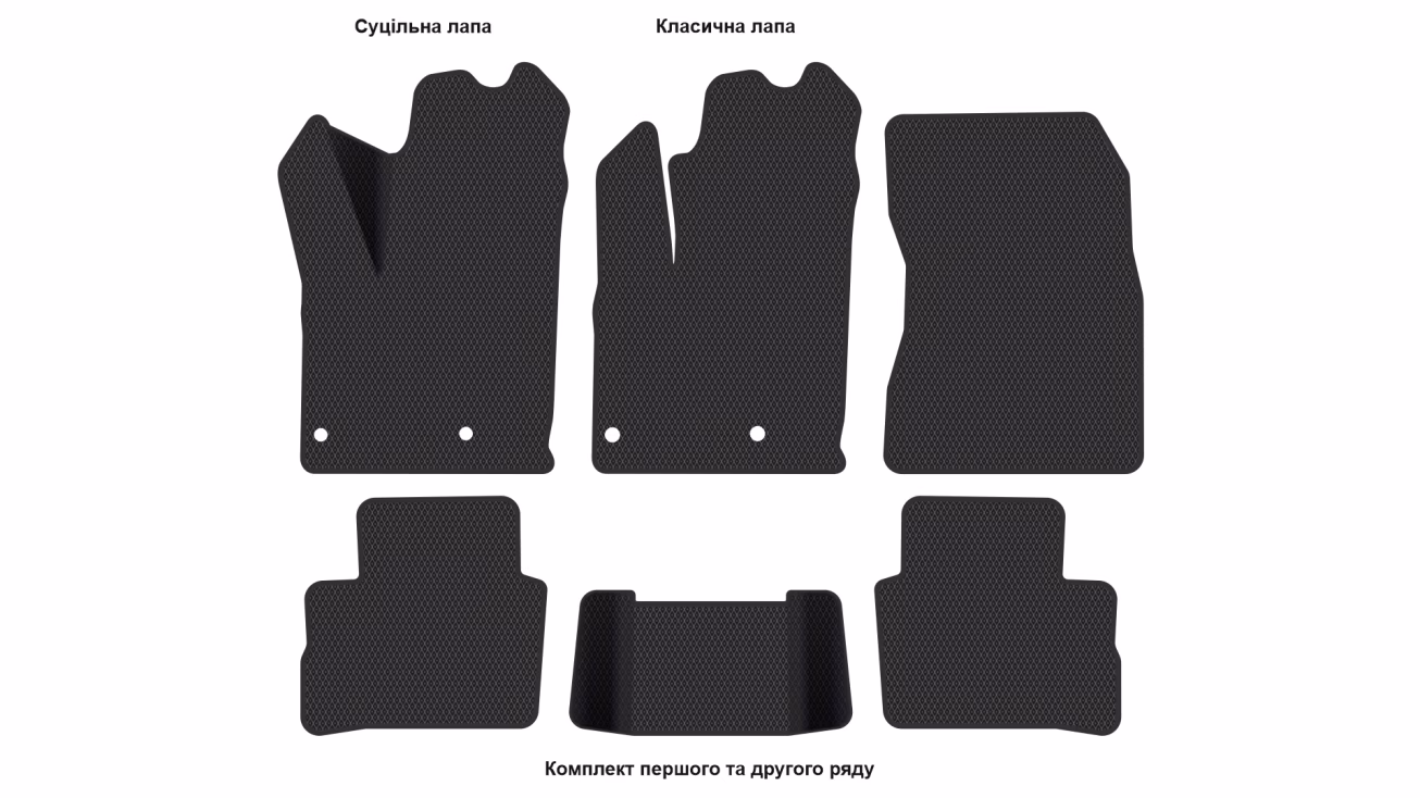 Interior mats for the Nissan Qashqai J12 e-Power 2021-… III generation EU Crossover Hybrid (HEV) - Фото 2