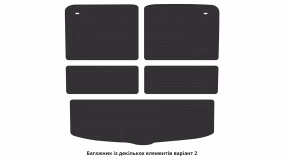 Interior mats for the Nissan X-Trail (T33) e-Power 2021-… IV generation EU Crossover 7-seater - Фото 3