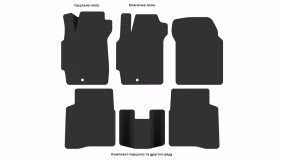 Interior mats for the Nissan Maxima QX A33 2000-2006 V generation EU Sedan - Фото 3