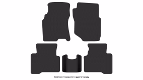 Interior mats for the Nissan X-Trail T30 2001-2007 I generation EU Crossover right-hand - Фото 3