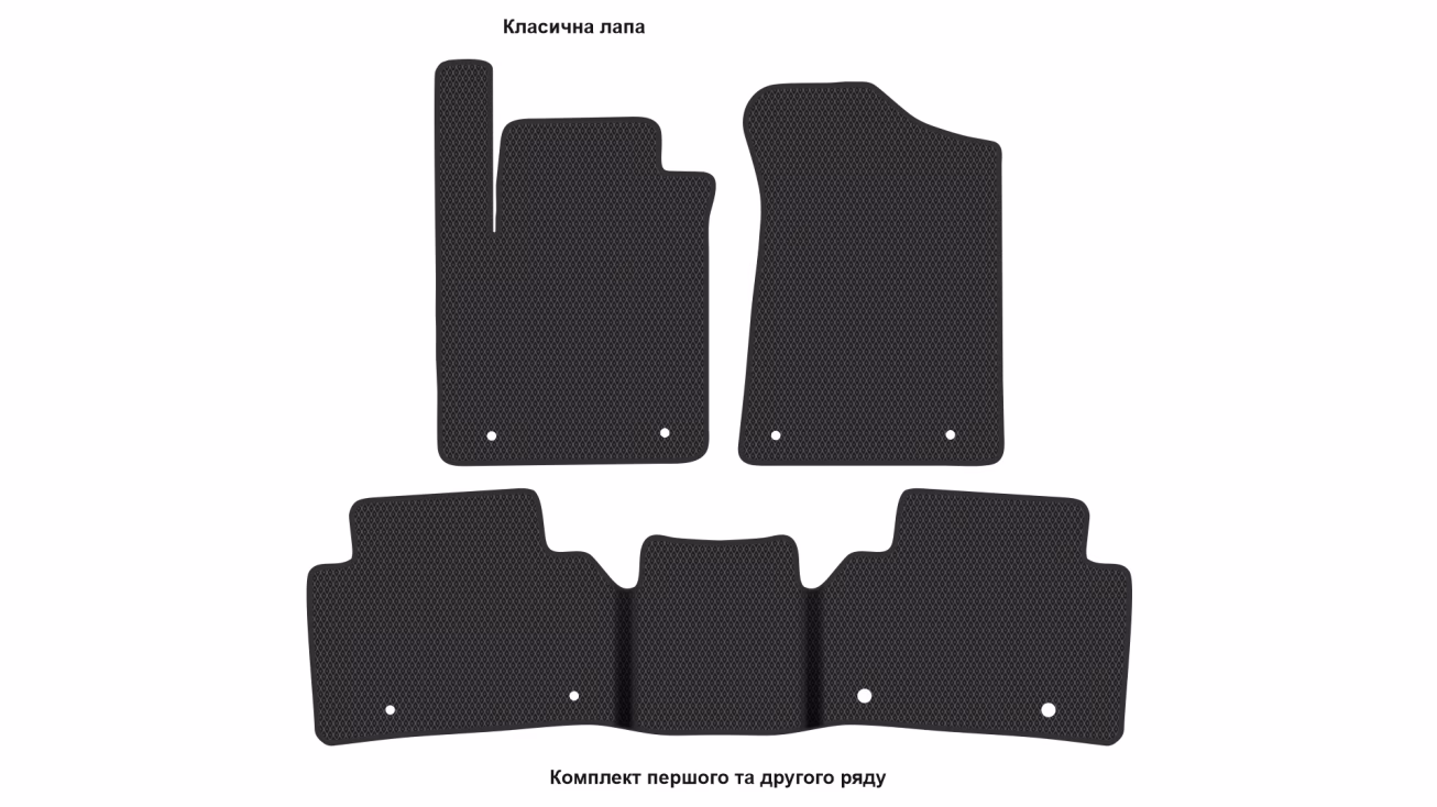 Interior mats for the Nissan Armada (Y62) 2016-2024 II generation US Crossover 7-seater - Фото 2