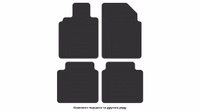 Interior mats for the Nissan Altima U13 1993-1997 I generation US Sedan - Фото 2
