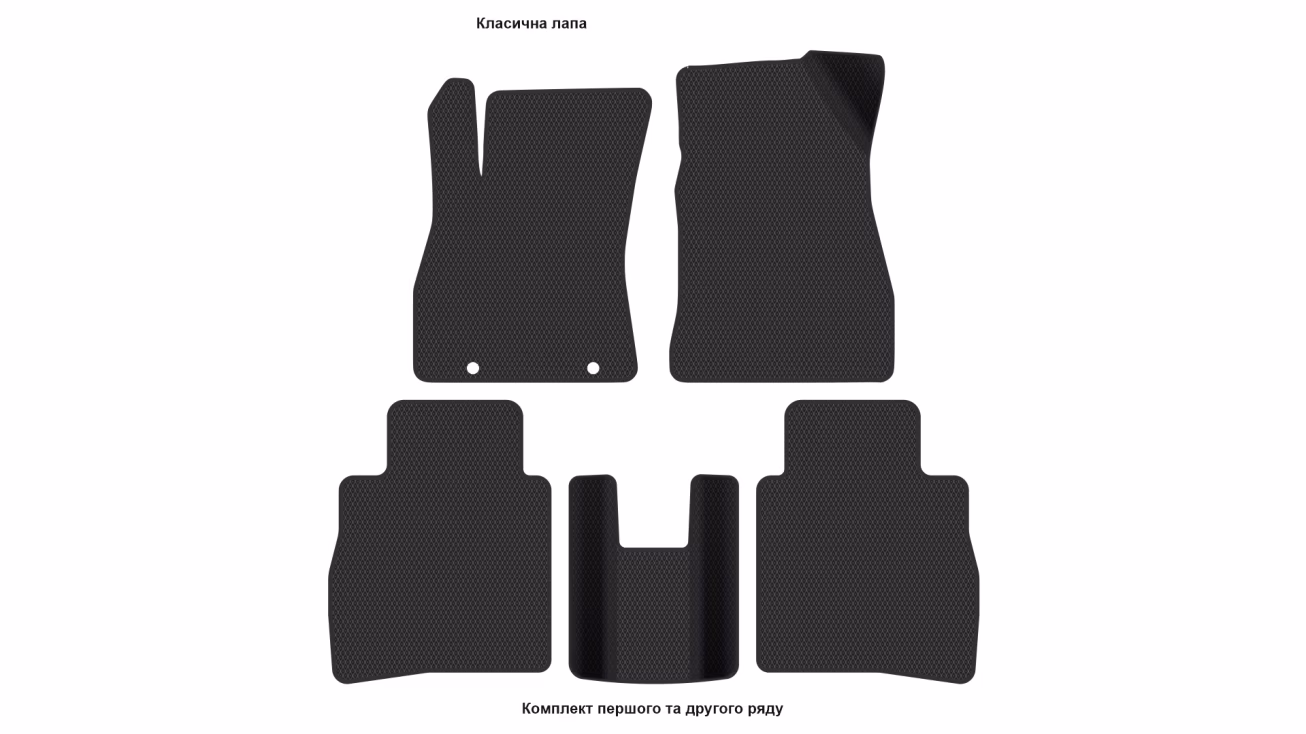 Interior mats for the Nissan Pulsar (C13) 2014-2018 VI generation EU Hatchback - Фото 2