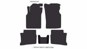 Interior mats for the Nissan Primera P11 1996-2002 II generation EU Universal - Фото 3