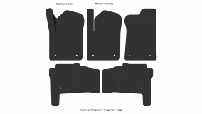 Interior mats for the Nissan Patrol Y-62 2010-2024 VI generation EU Crossover - Фото 4