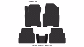Interior mats for the Nissan Rogue 2007-2013 I generation US Crossover - Фото 2