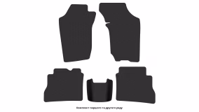 Interior mats for the Nissan Bluebird (U12) 1987-1992 VIII generation JP Sedan - Фото 3
