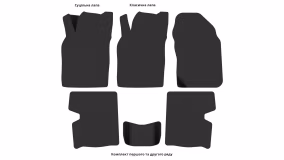 Interior mats for the Nissan Sunny N14 1990-1995 II generation EU Hatchback - Фото 3