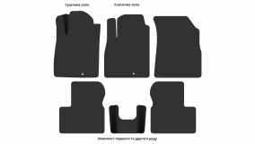 Interior mats for the Nissan Micra K13 2010-2016 IV generation US Hatchback - Фото 3