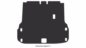 Interior mats for the Nissan Pathfinder R52 2012-2021 IV generation Crossover 7-seater - Фото 6