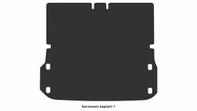 Interior mats for the Nissan Pathfinder R52 2012-2021 IV generation Crossover 5-seater - Фото 2
