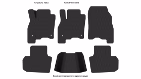 Interior mats for the Nissan Leaf (ZE1) 2017-2025 II generation Hatchback - Фото 4