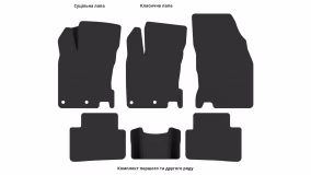 Interior mats for the Nissan Qashqai J11 2017-2021 II generation EU Crossover restyling - Фото 6