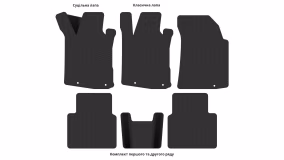 Interior mats for the Nissan Maxima A36 2015-… VIII generation US Sedan - Фото 3