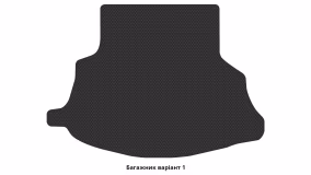 Interior mats for the Nissan Almera Tino 1998-2006 I generation EU Minivan - Фото 2