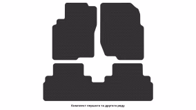 Interior mats for the Nissan Almera Tino 1998-2006 I generation EU Minivan - Фото 3