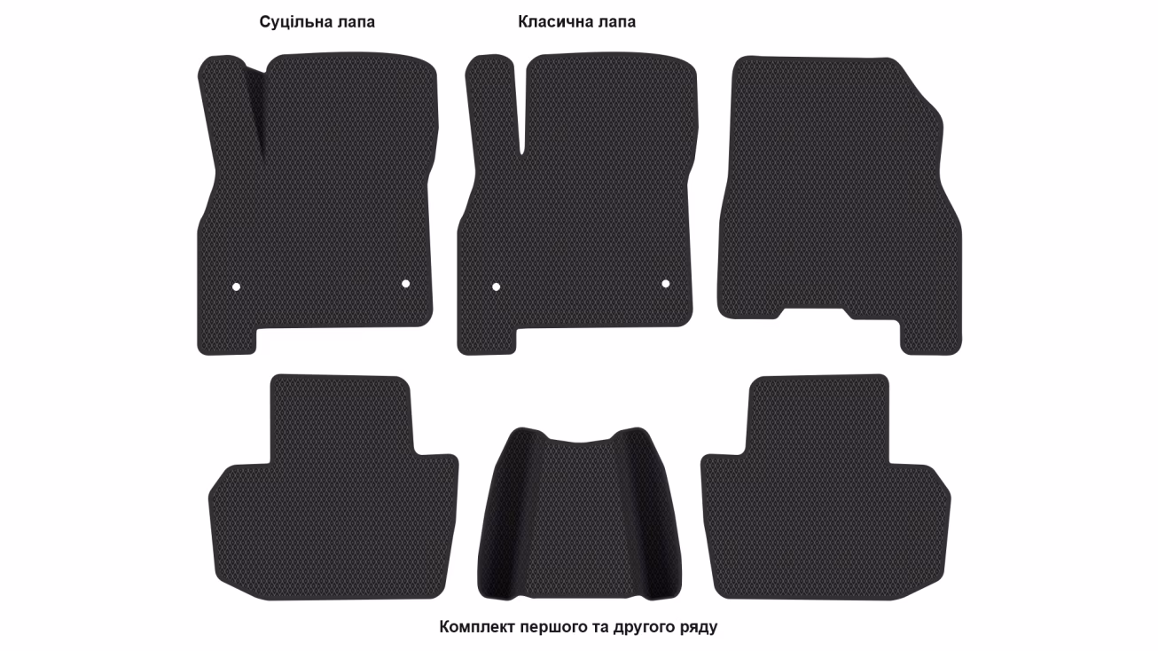 Interior mats for the Nissan Leaf (ZE0) 2010-2013 I generation JP Hatchback pre-restyling - Фото 2