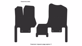 Interior mats for the Nissan Quest 2010-2016 IV generation US Minivan 7-seater - Фото 5