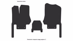 Interior mats for the Nissan Quest 2010-2016 IV generation US Minivan 7-seater - Фото 6