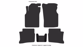 Interior mats for the Nissan Primera P11 1996-2002 II generation EU Sedan - Фото 3