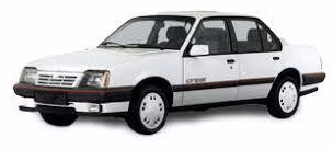 Interior mats for the Opel Ascona C3 1986-1988 III generation EU Sedan restyling