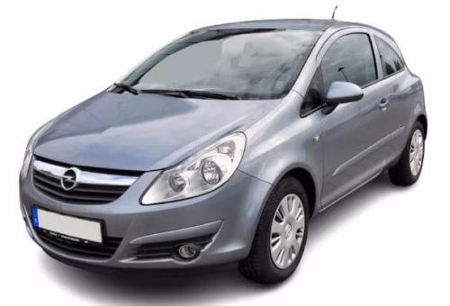 Interior mats for the Opel Corsa D 2006-2014 IV generation EU Hatchback 3-door