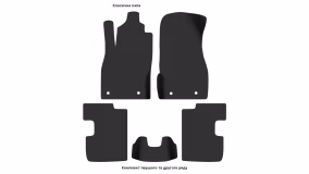 Interior mats for the Opel Corsa D 2006-2014 IV generation EU Hatchback 5-door - Фото 5