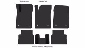Interior mats for the Opel Vectra C 2002-2008 III generation EU Sedan - Фото 5
