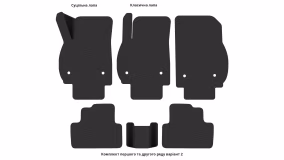 Interior mats for the Opel Zafira Tourer C 2011-2019 III generation EU Minivan 7-seater - Фото 4