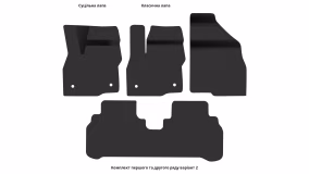 Interior mats for the Opel Ampera-e 2016-2021 I generation EU Hatchback Electro - Фото 4