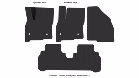 Interior mats for the Opel Ampera-e 2016-2021 I generation EU Hatchback Electro - Фото 5