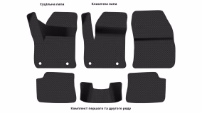 Interior mats for the Opel Corsa-e 2019-… VI generation EU Hatchback 5-door - Фото 3