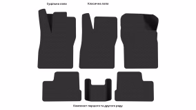 Interior mats for the Opel Astra F 1991-1998 I generation EU Sedan - Фото 2