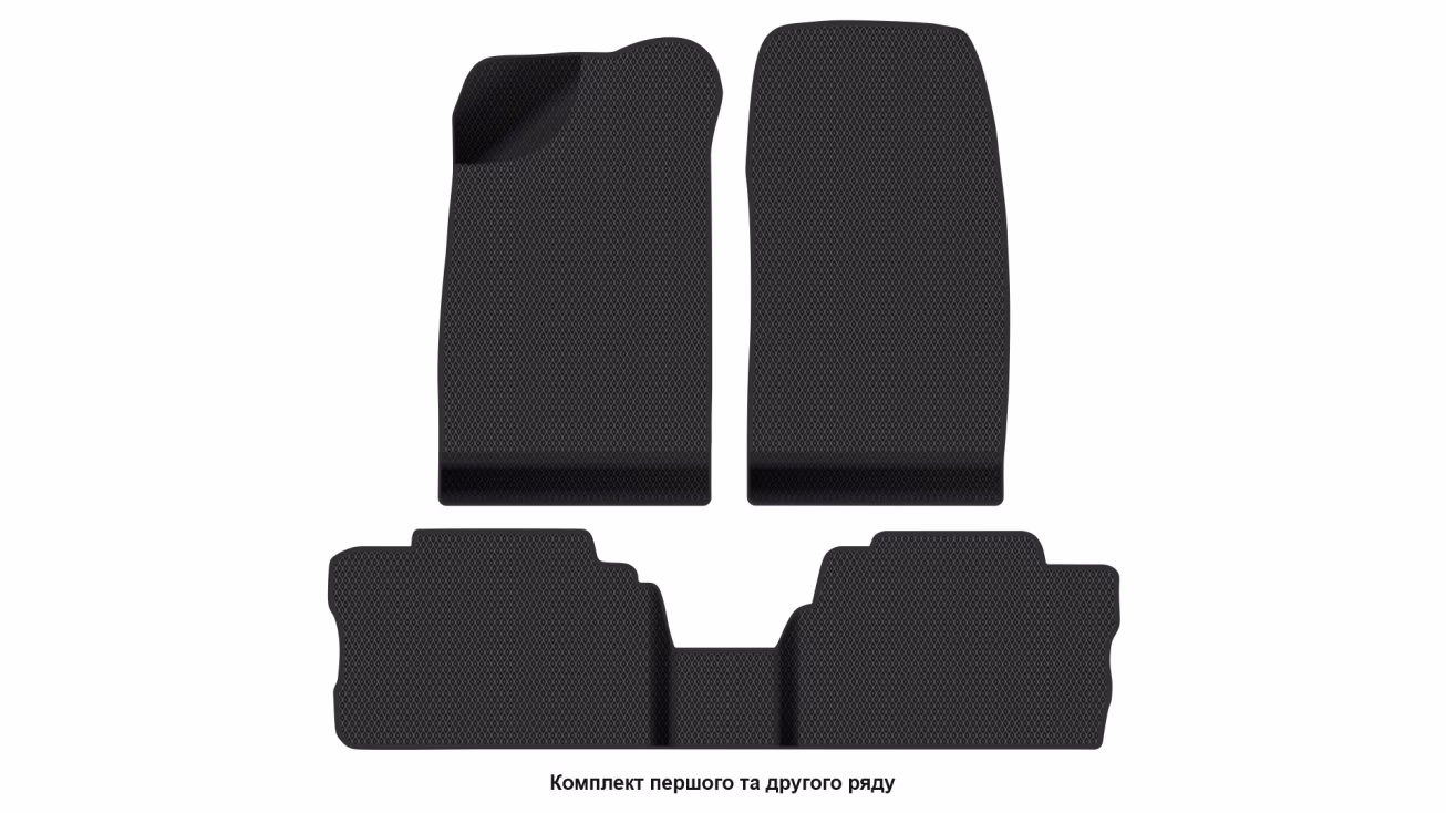 Interior mats for the Opel Campo 1991-2002 III generation EU Pickup - Фото 2