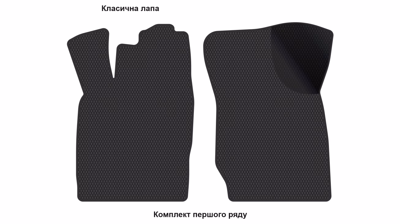 Interior mats for the Opel Kadett E 1987-1993 VI generation EU Cabriolet - Фото 2