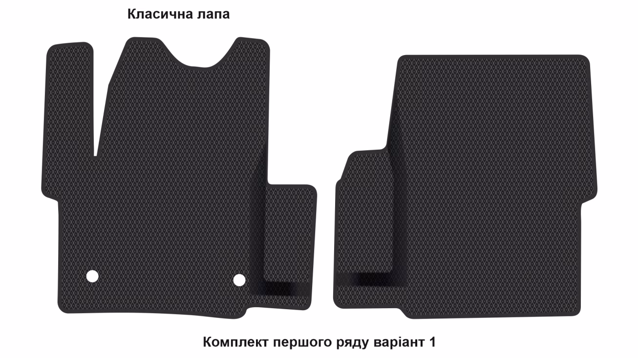 Interior mats for the Opel Zafira Life 2019-… IV generation EU VAN 9-seater - Фото 2