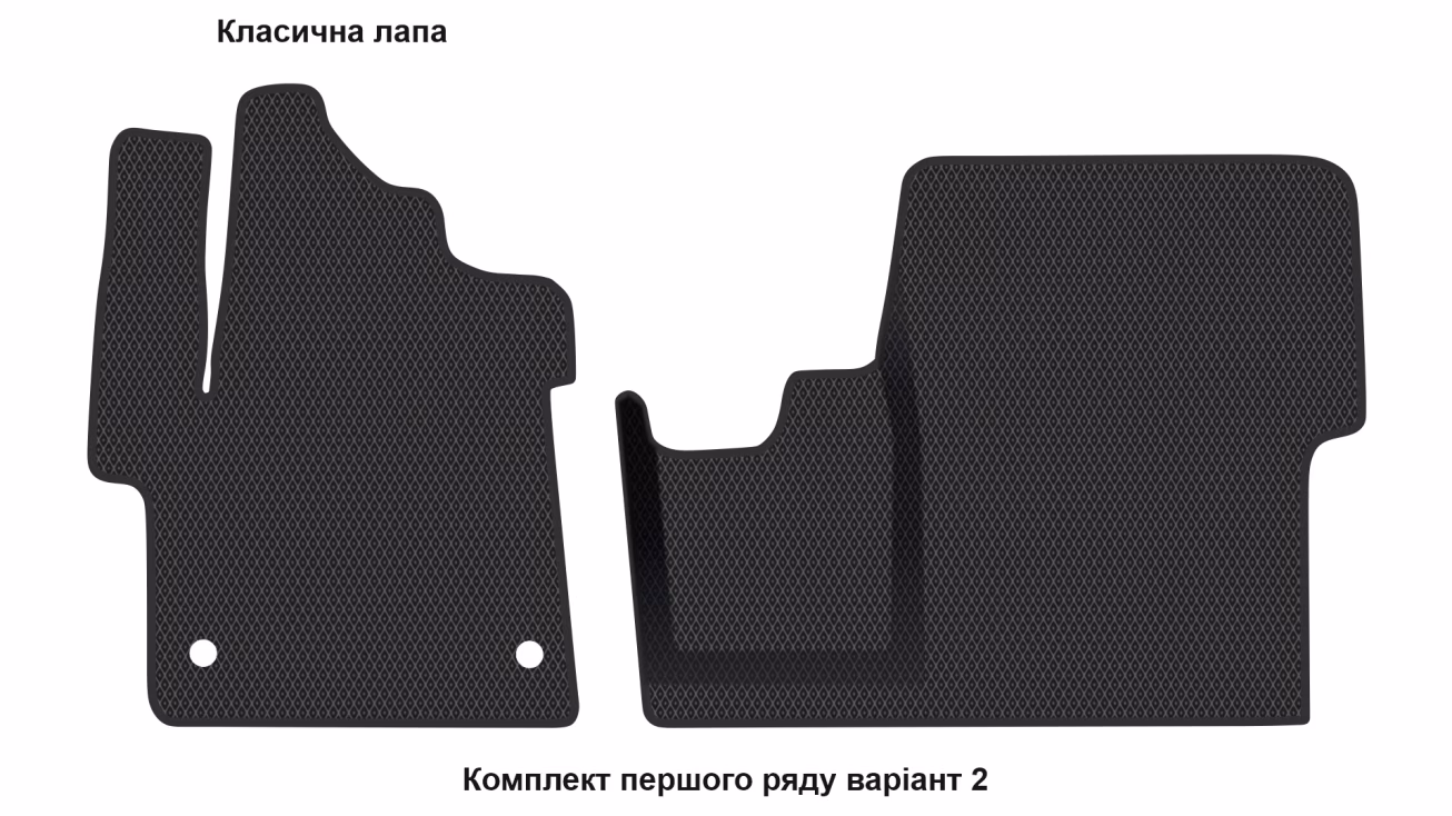 Interior mats for the Opel Zafira Life 2019-… IV generation EU VAN 9-seater - Фото 5