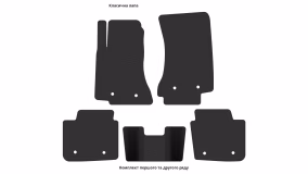 Interior mats for the Opel Omega B 1994-2003 II generation EU Sedan - Фото 3