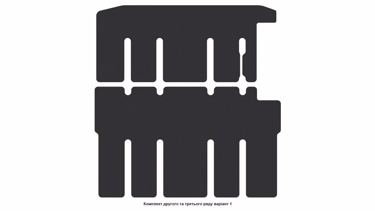 Interior mats for the Opel Vivaro A 2001-2014 I generation EU VAN - Фото 5