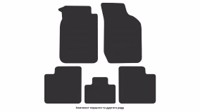 Interior mats for the Opel Ascona C3 1986-1988 III generation EU Sedan restyling - Фото 2