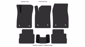 Interior mats for the Opel Vectra C 2002-2008 III generation EU Liftback - Фото 5
